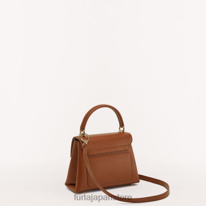 Furla 1927 トップハンドル ミニ 女性 アクセサリー 8B64V113 コニャックh