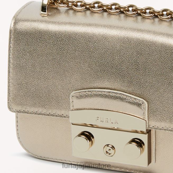 Furla メトロポリス クロスボディ ミニ 女性 アクセサリー 8B64V76 カラー ゴールド ブロンズ