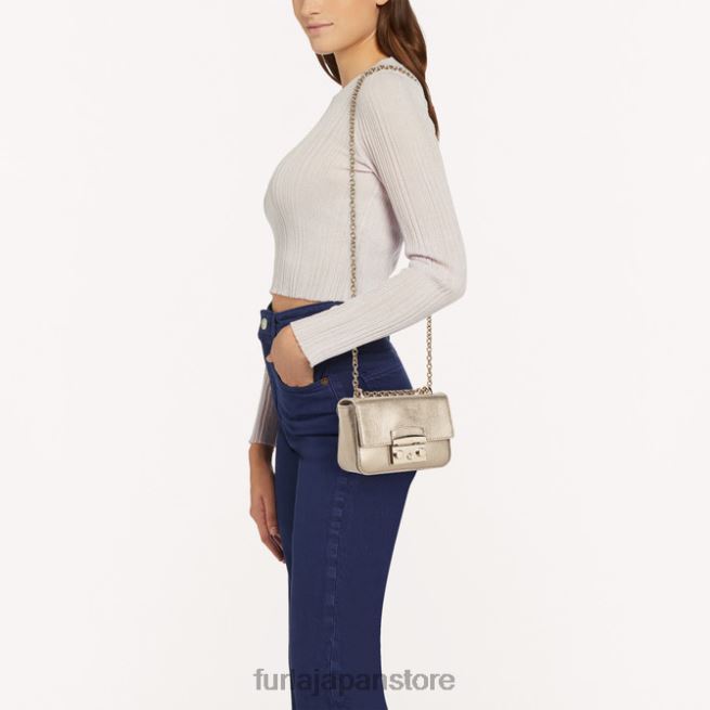 Furla メトロポリス クロスボディ ミニ 女性 アクセサリー 8B64V76 カラー ゴールド ブロンズ
