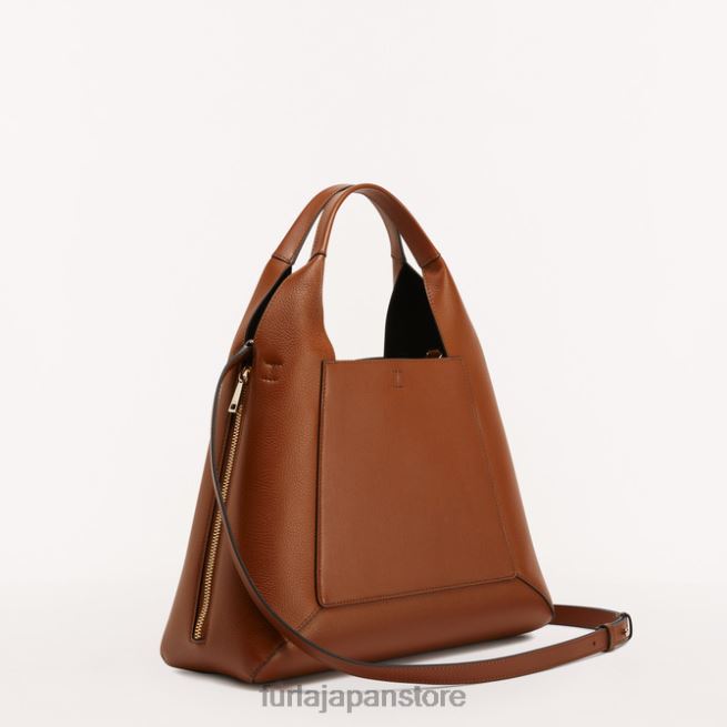 Furla ギルダトートL 女性 アクセサリー 8B64V61 コニャックh/ネロ