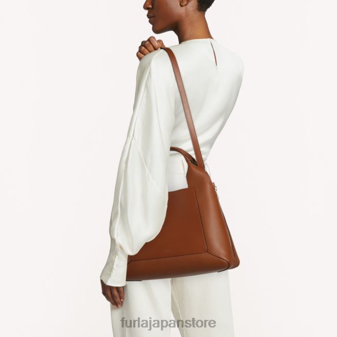 Furla ギルダトートL 女性 アクセサリー 8B64V61 コニャックh/ネロ