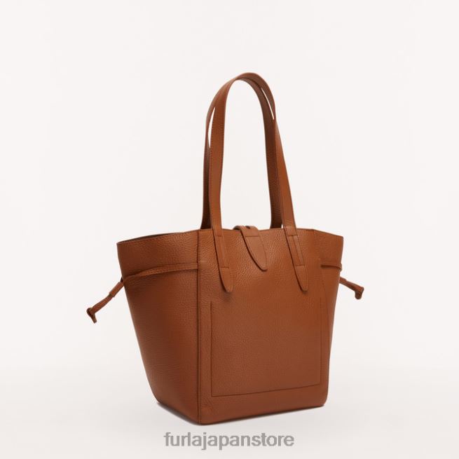 Furla ネットトートM 女性 アクセサリー 8B64V46 コニャックh