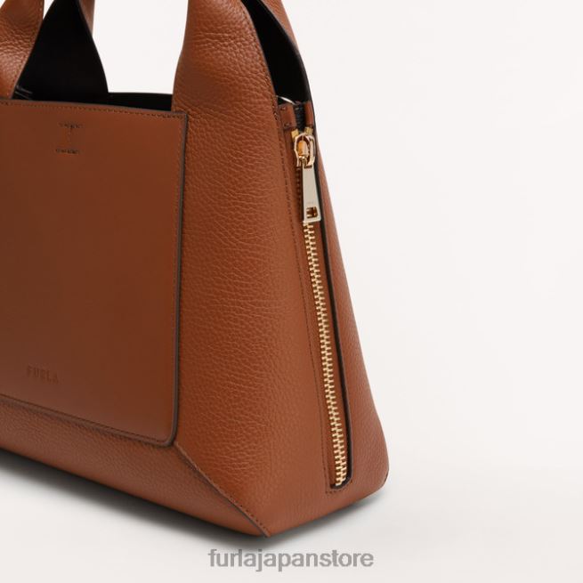 Furla ギルダトートM 女性 アクセサリー 8B64V55 コニャックh/ネロ