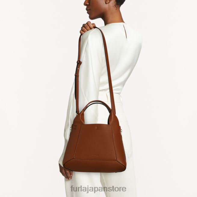 Furla ギルダトートM 女性 アクセサリー 8B64V55 コニャックh/ネロ