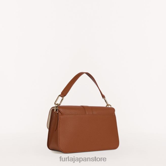 Furla ソフィア グレイニー トップハンドル S 女性 アクセサリー 8B64V118 コニャックh
