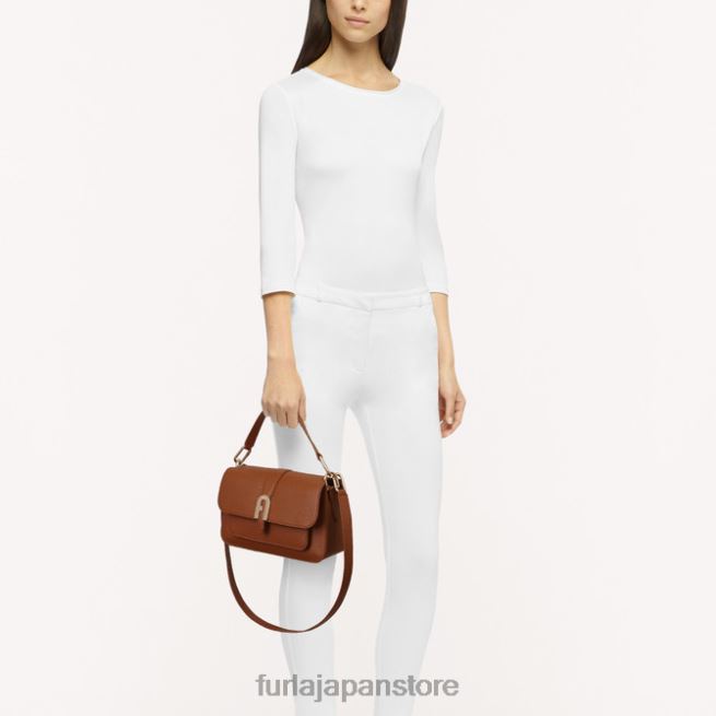 Furla ソフィア グレイニー トップハンドル S 女性 アクセサリー 8B64V118 コニャックh