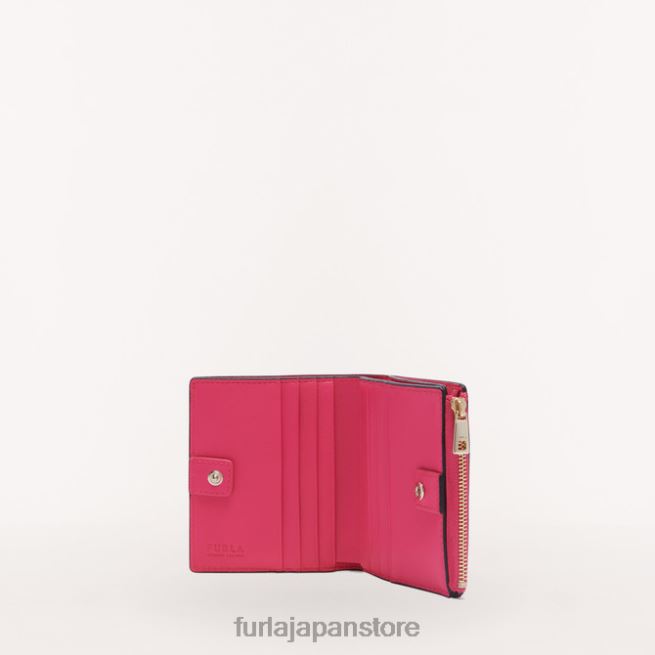Furla カメリア コンパクトウォレットS 女性 アクセサリー 8B64V182 ポップピンク